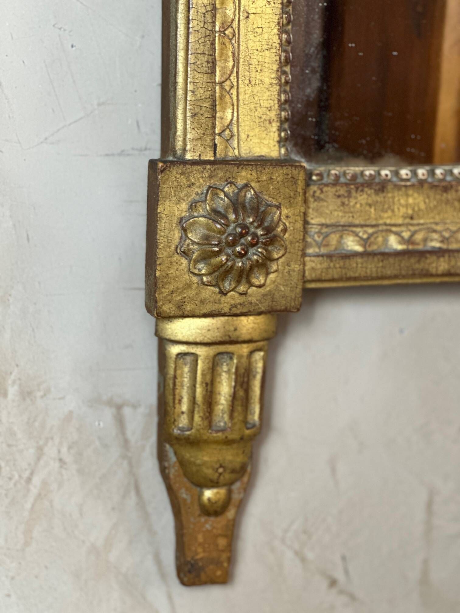 Miroir en bois Louis XVI