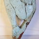 Ancienne potence sculptée en singe en teck
