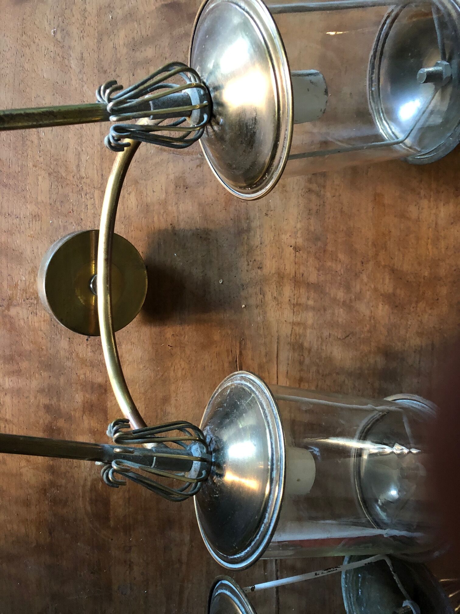 Large pair of 50 wall light Lunel, thrush model