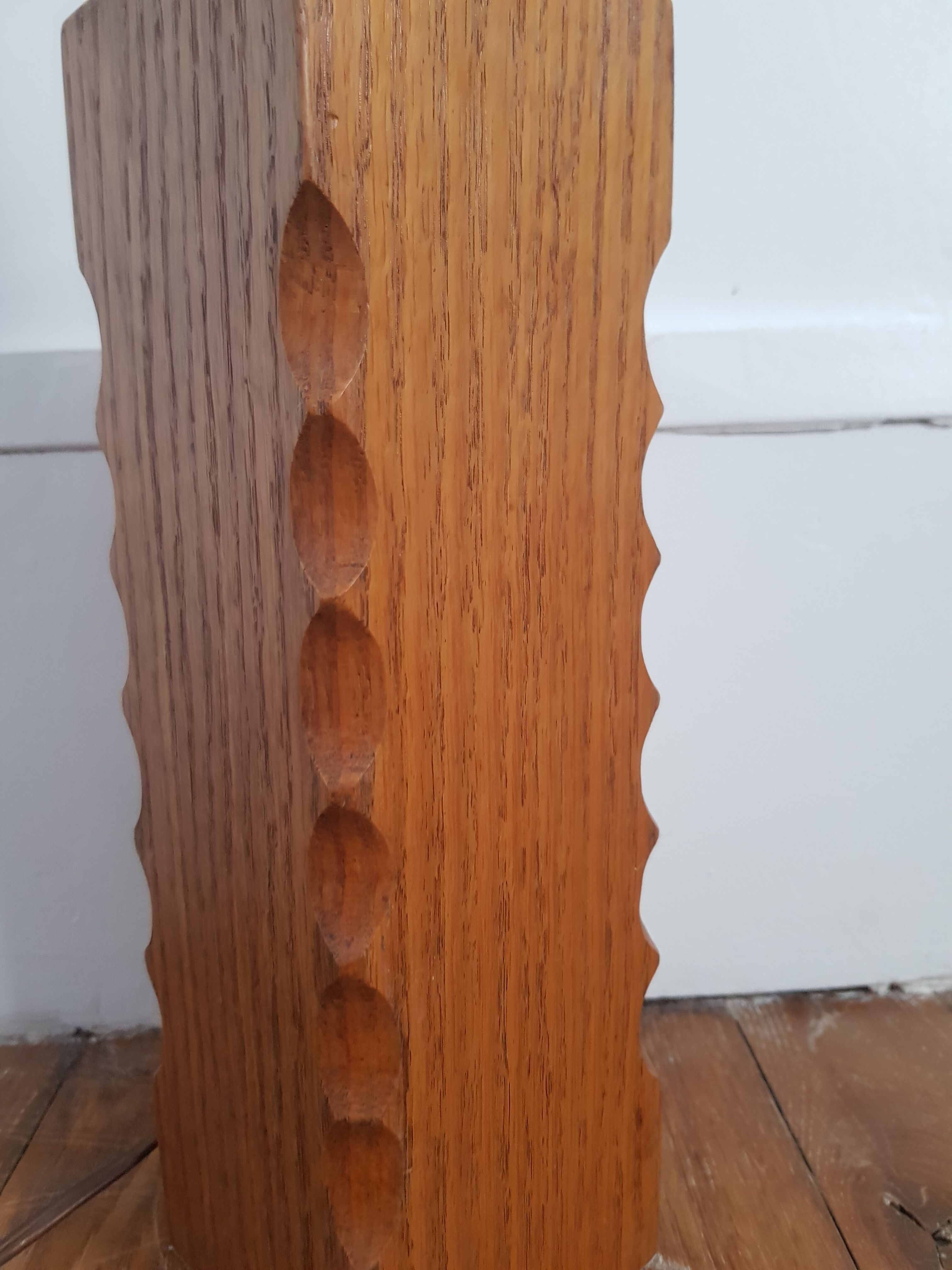 Wooden lamp foot