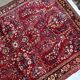 Handmade antique Persian Sarouk rug 97cm x 151cm 1920s
