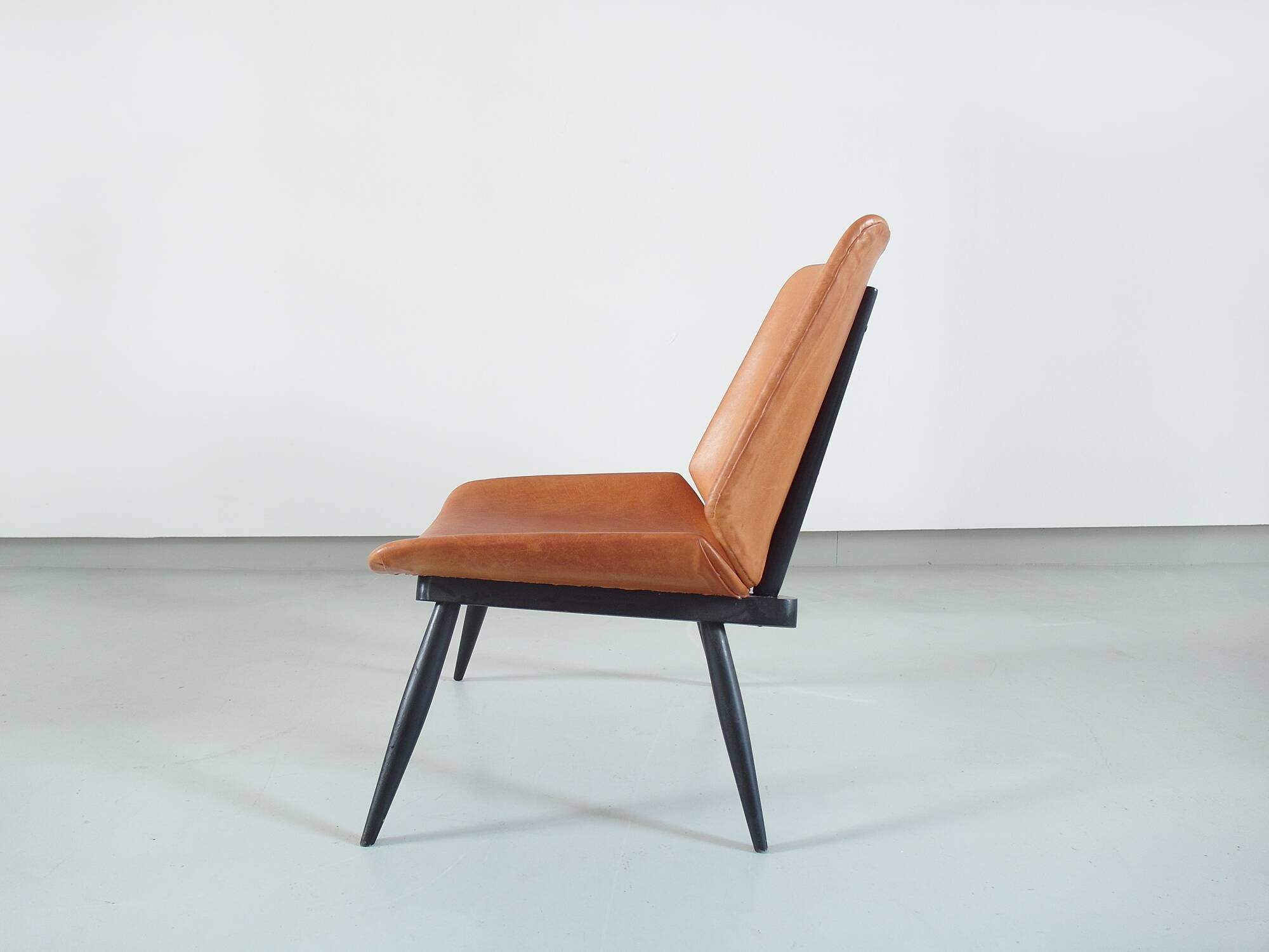Finnish design leather chair