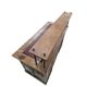 Victorian oak desk / Bin or drawer cup pull by P. & F. Corbin / 1895
