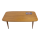 Table basse nordique 1960 teck céramique