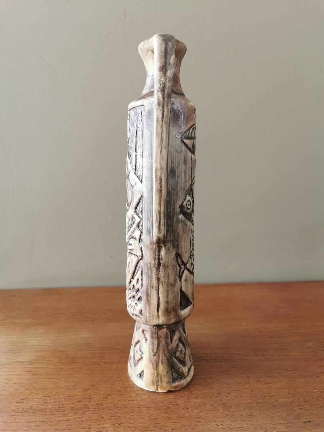 Vase soliflore vintage en céramique de San Marin