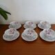 Porcelain coffee service Limoges Bernardaud & Cie - 6 people