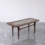 Vintage Mid-Century Scandinavian Modern Beech Coffee Table from Ejm, 1960s