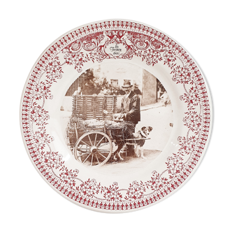 France 1900: decorative millet plate