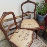 Old wooden chairs