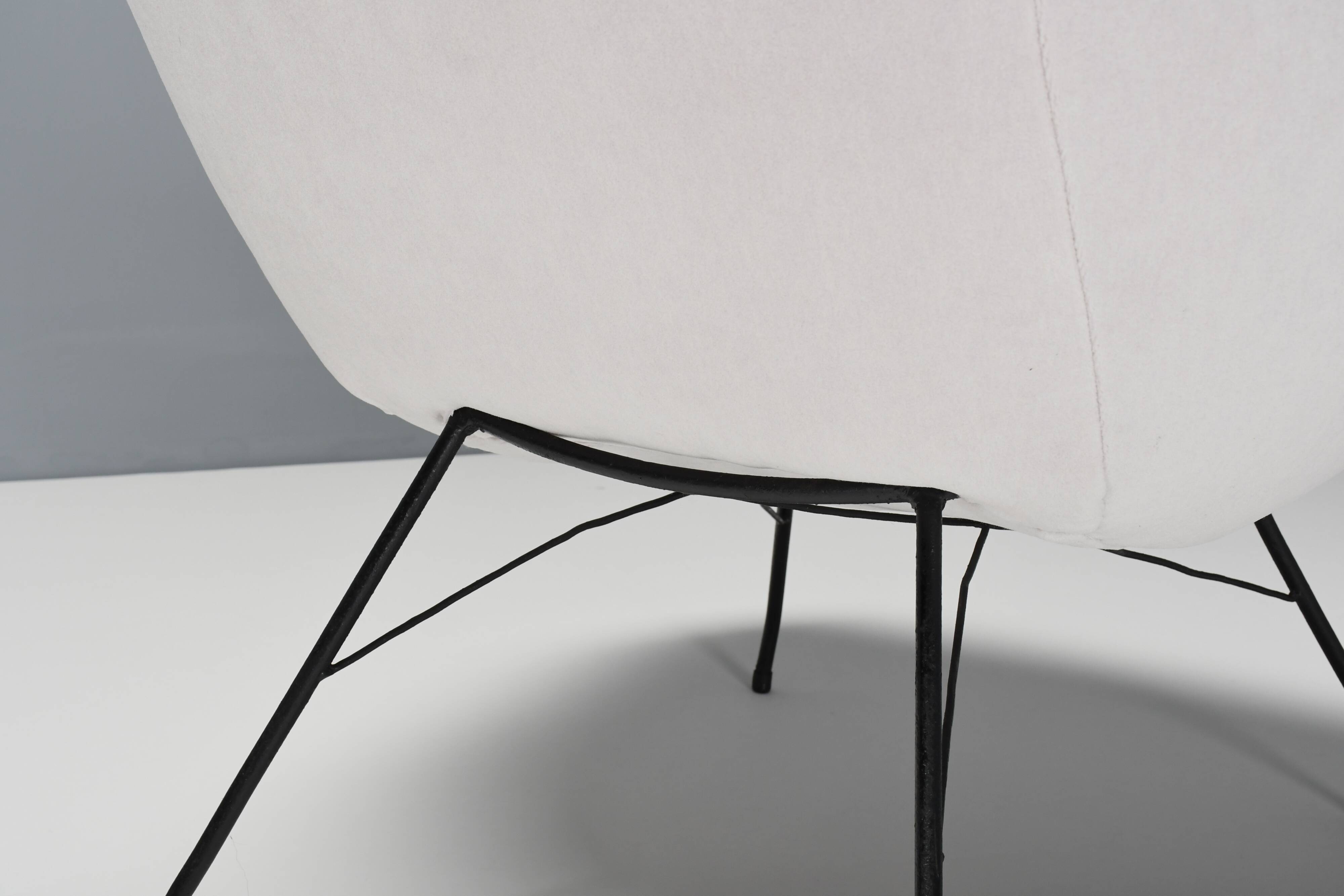 Pair of "Concha" Armchairs by Carlo Hauner & Martin Eisler, Brasil, 1955