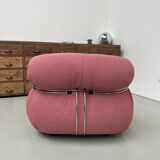 Armchair Soriana Afra and Tobia Scarpa 60s Cassina