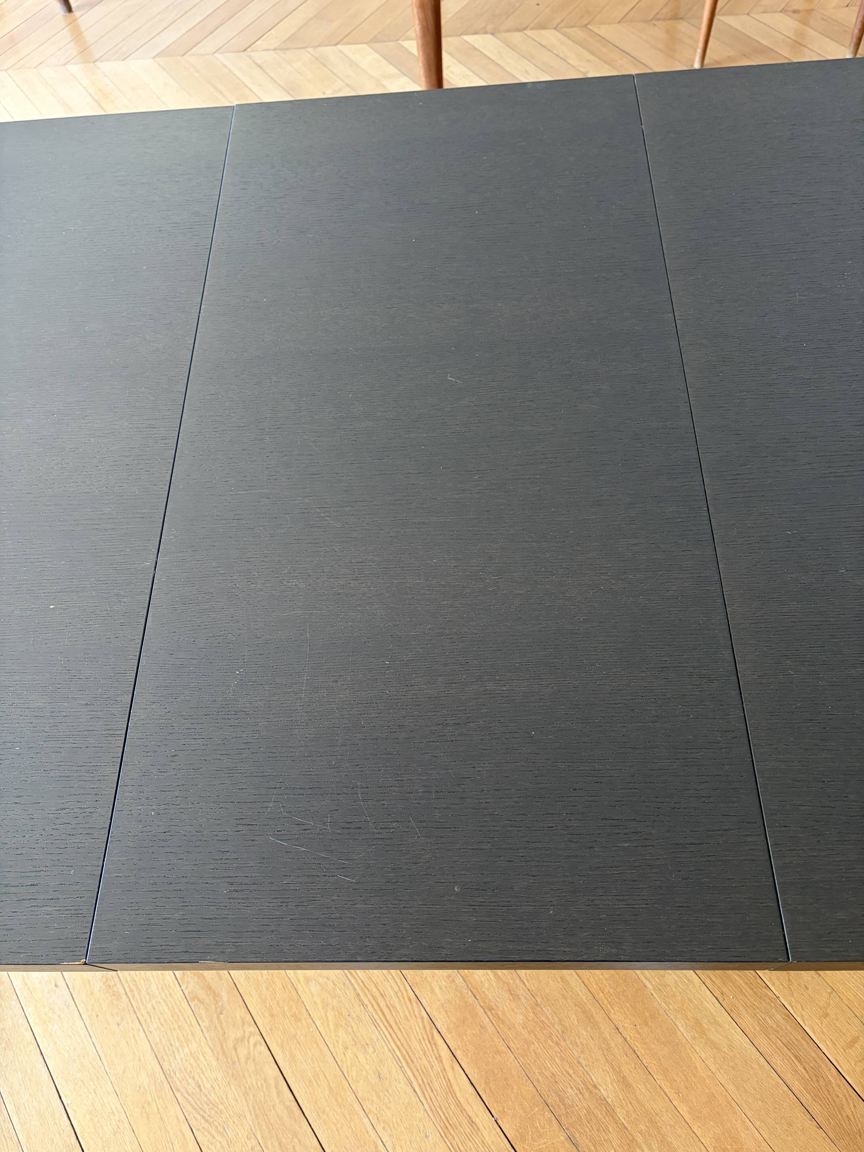 Dark Wenge Dining Table 170(+50+60) x 100 x 75