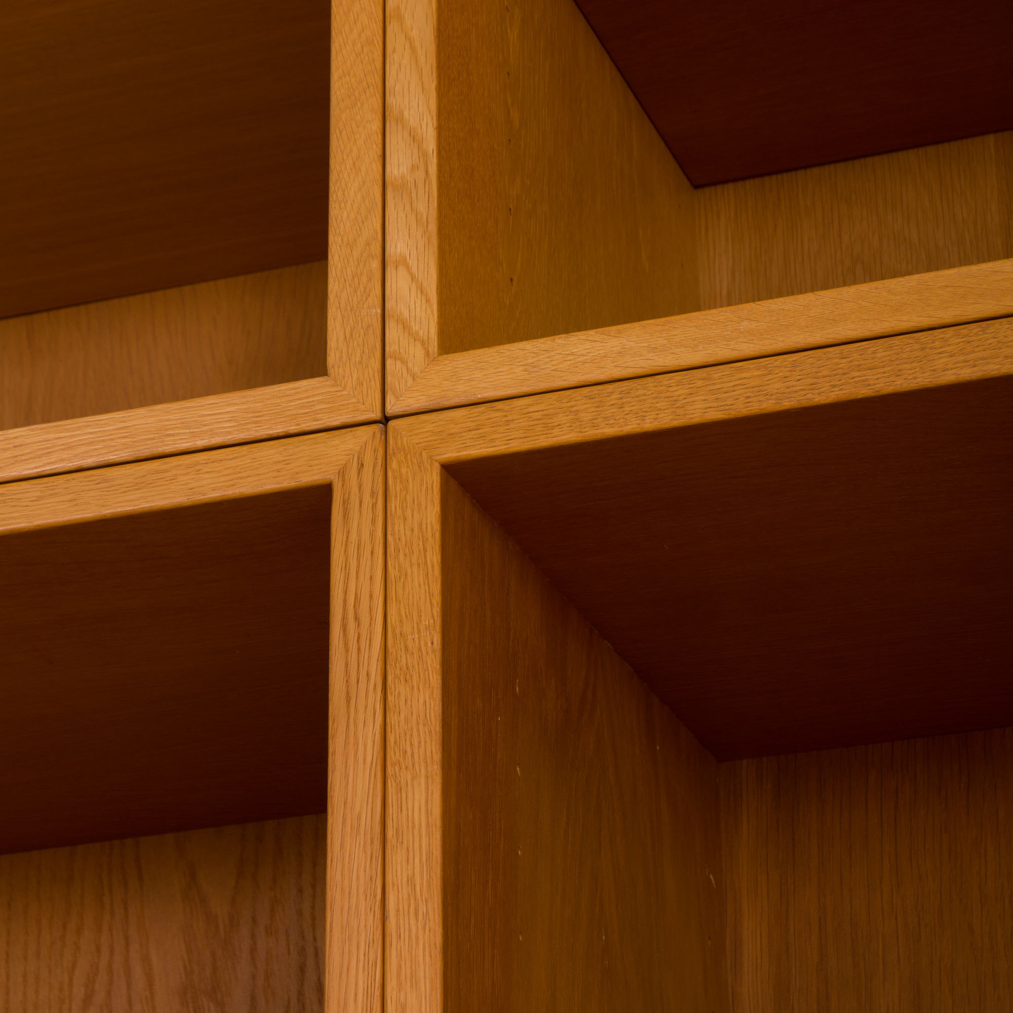 Modular oak shelving unit by Borge Mogensen for Karl Andersson & Soner