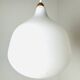 Model 705 Wall Lamp In Teak And Opaline Glass By Uno & Östen Kristiansson For Luxus, Sweden 1960S
