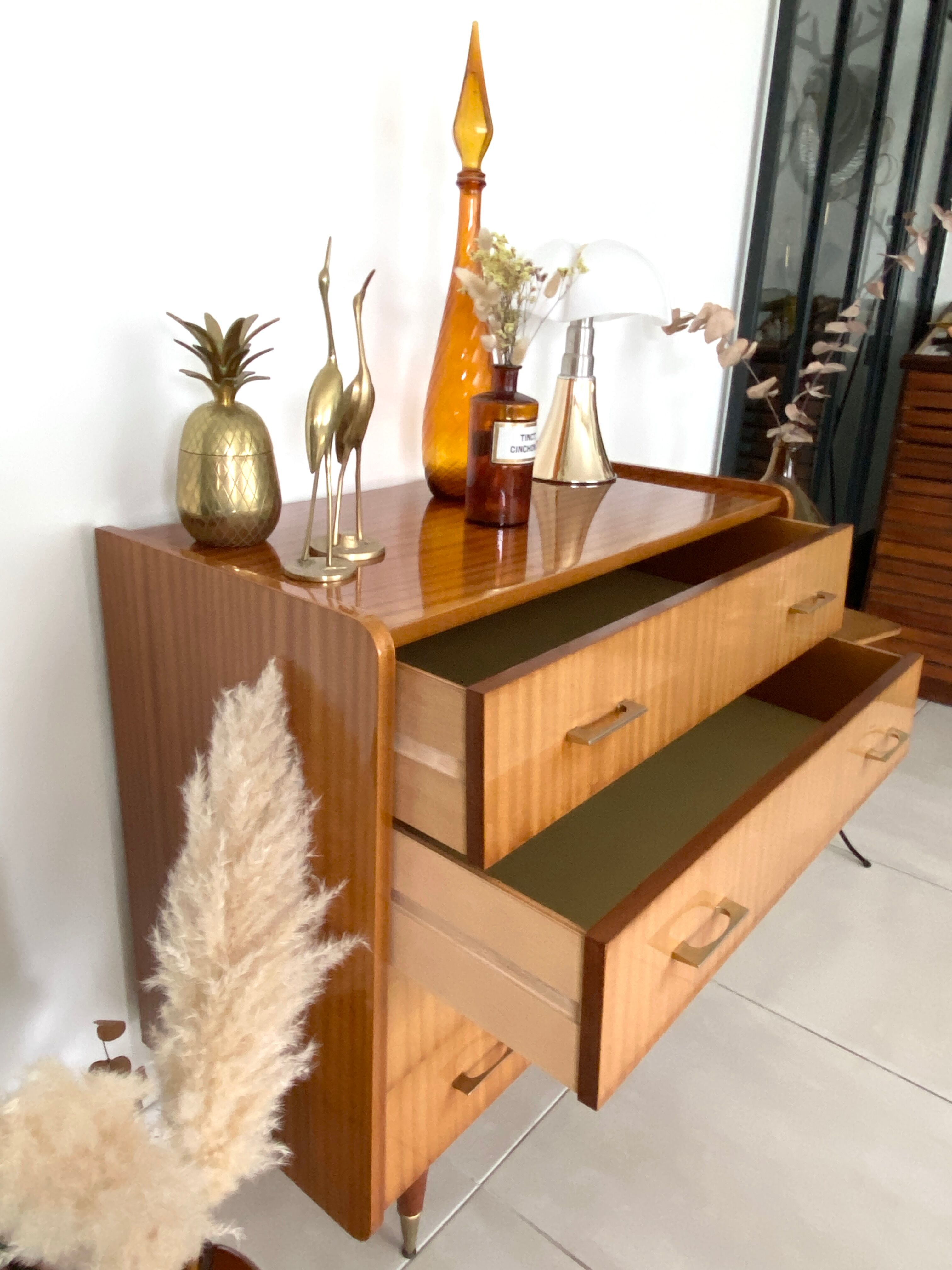 Vintage chest of drawers 4 drawers Capelle
