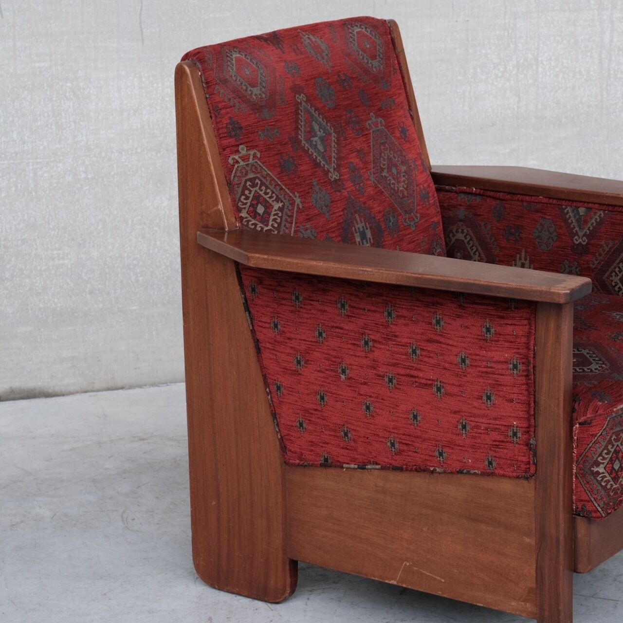 Pair of dutch art deco armchairs