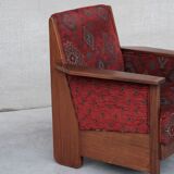 Pair of dutch art deco armchairs