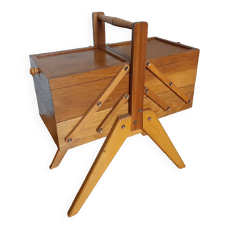 Scandinavian style sewing box worker