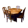 Table octogonale et ses 6 chaises