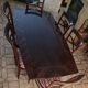 Dining table with chairs