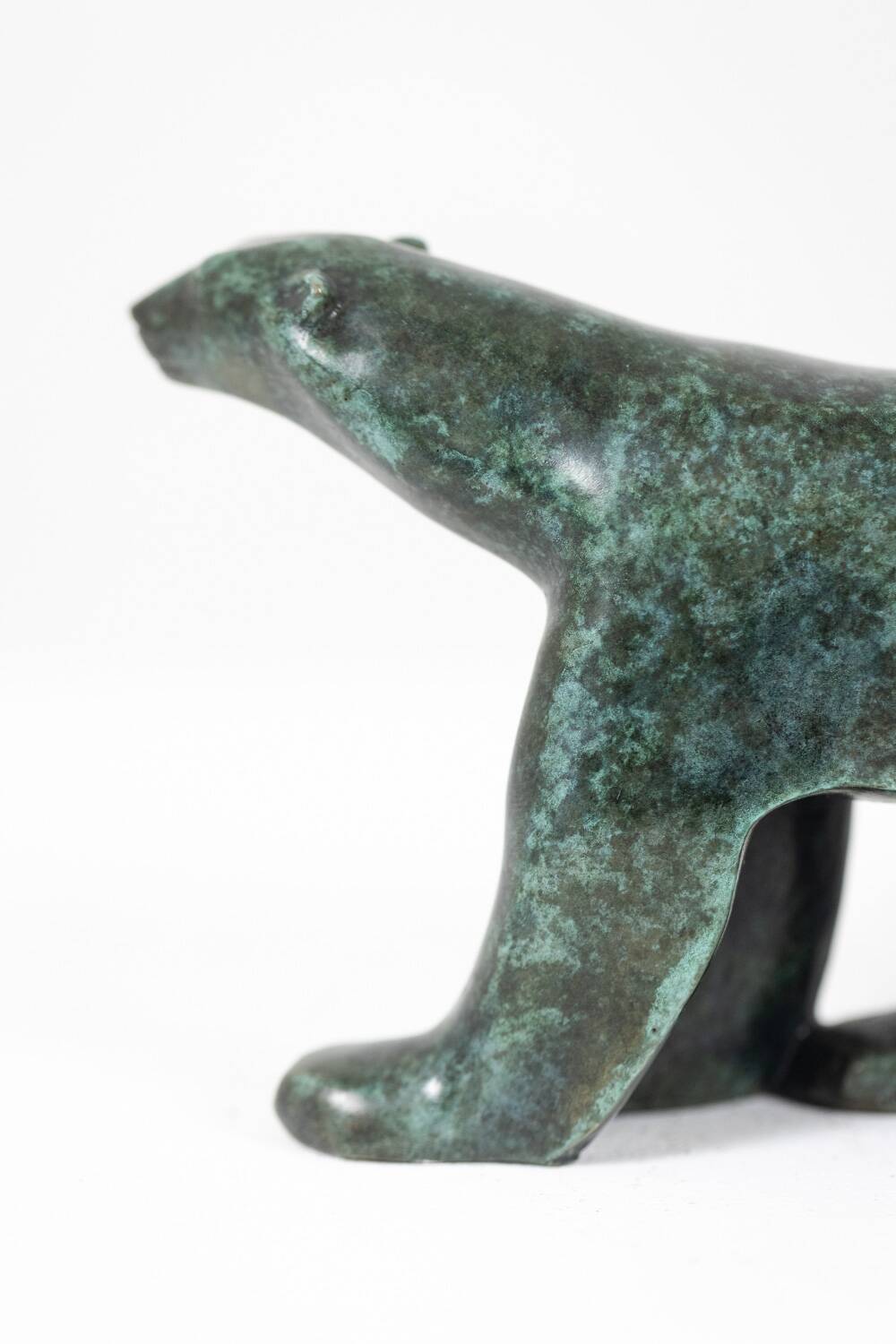 François Pompon. “Polar Bear,” bronze, 2006 print.