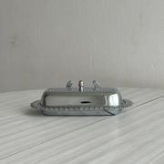 stainless steel butter dish