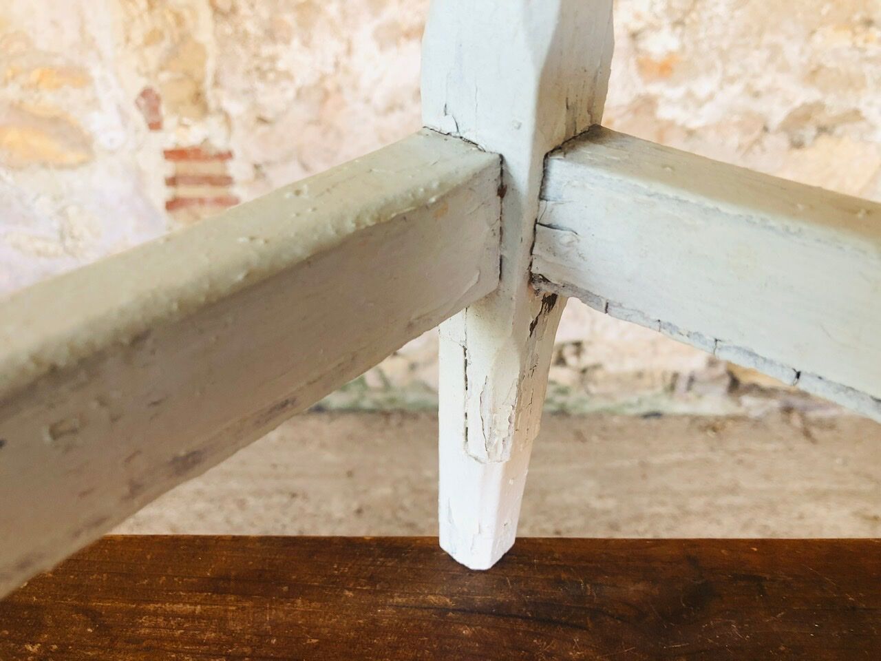 Vintage oak farmhouse stool Circa 50