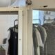 Vintage pharmacy display cabinet