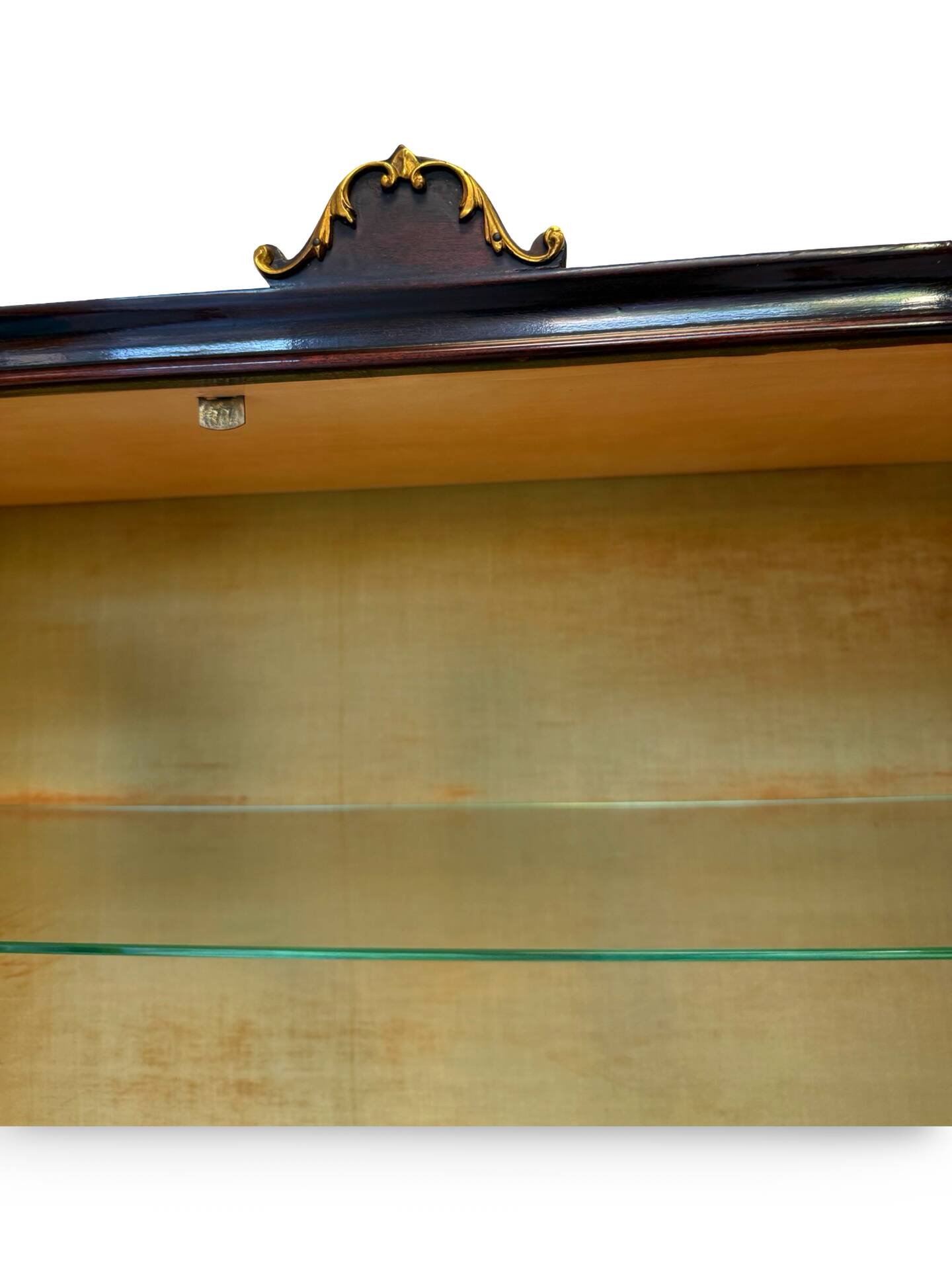 Secretary credenza in marquetry in the Italian Louis XV style from the mid-century, 1960.