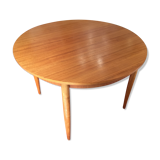 Scandinavian round table has extensions 4-8 pers møbelfabrik