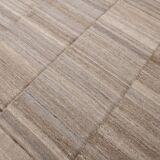 9x13 Brown Beige Large Vintage Rug, 265x399Cm