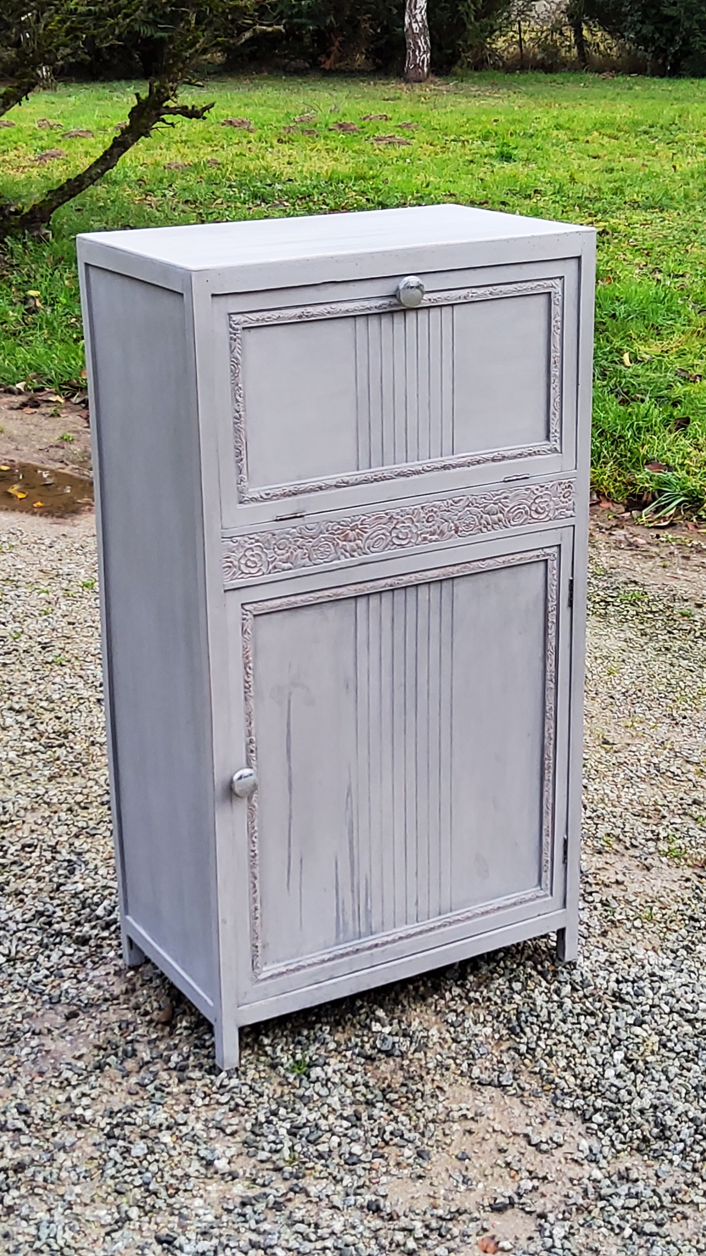 Jam maker of the 30s in beech gray patina