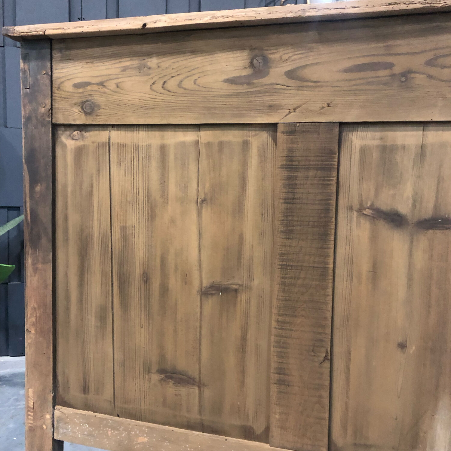 Enfilade wooden counter early twentieth century