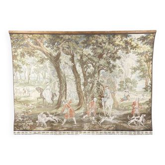 Wall tapestry "Hunting Scene", Louis XV style, 20th century