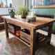XXL solid oak kitchen island/worktop 180 x 105
