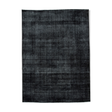 Tapis oriental surteint noué à la main 290 cm x 405 cm en laine noire