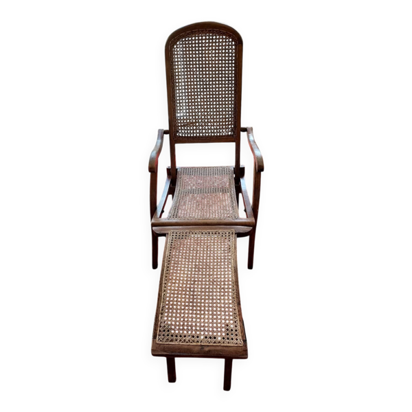 Chaise longue bateau cannée