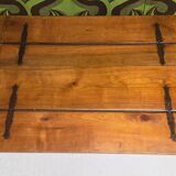 Console table in walnut, 20th century.