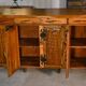 Sculptural brutalist sideboard 1970’s