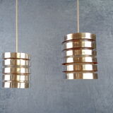 Tubular pendants by Carl Thore for Granhaga, A set of 2.
