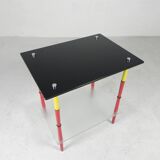 Arlecchino table with 2 glass plates, 1950s
