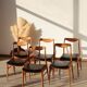 Set of 6 Vintage Scandinavian Teak Chairs – 1960s