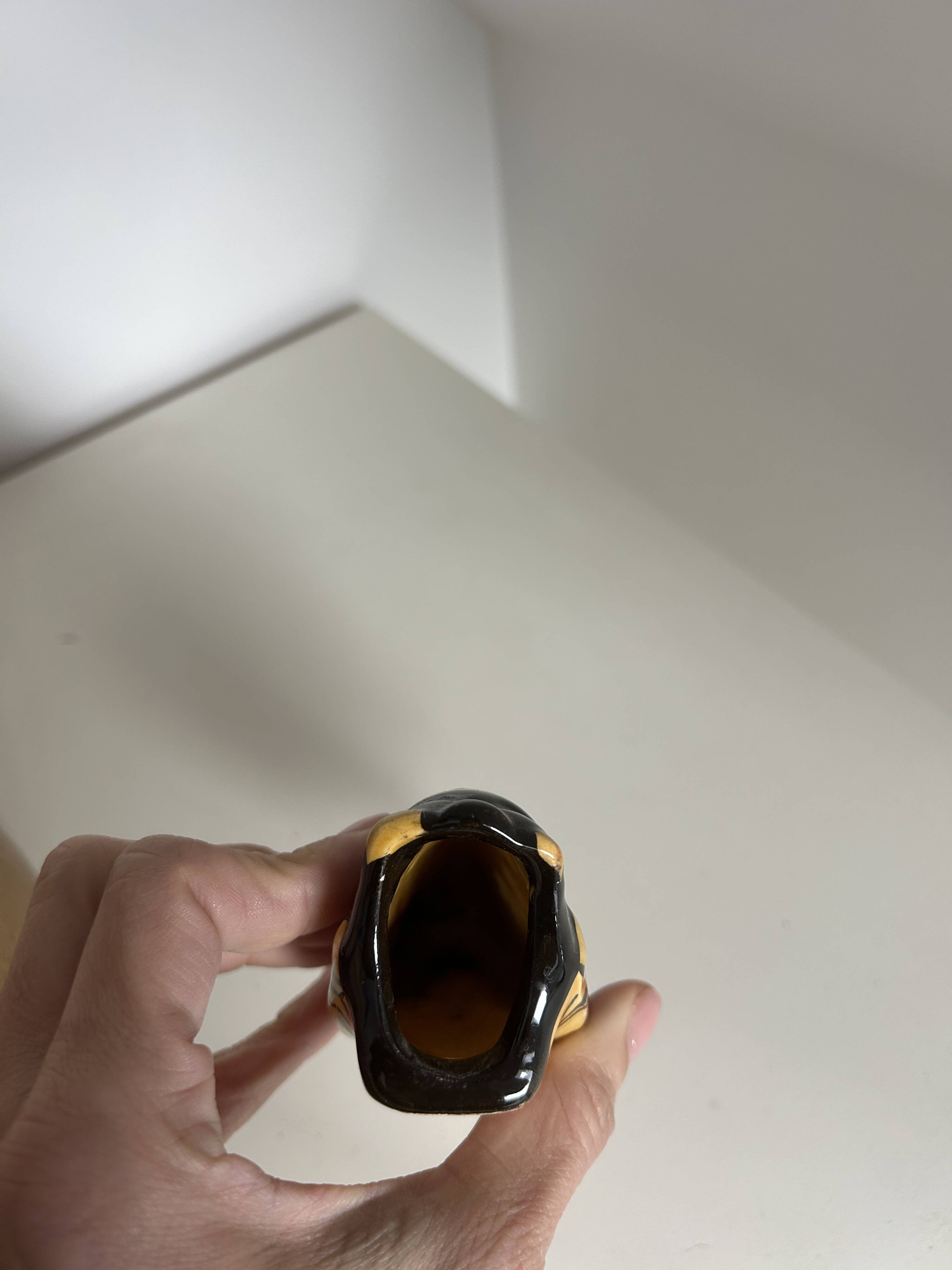 Vintage Provençal cicada handmade ceramic to hang.