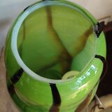 Ancienne lampe verre Murano Italie signée F.Silviy