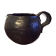 Nice vintage black ceramic pitcher 1970
