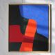 Acrylic painting on canvas "colored composition" 55x46 cm