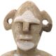 Sculpture Marocaine en pierre beige sculptée et gravée, années 70