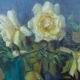 Leopoldo Santa Maria de Obregon Bouquet of roses Table