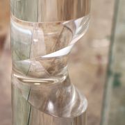 French Coffee Table Lucite and Glass Maison Romeo, 1970s