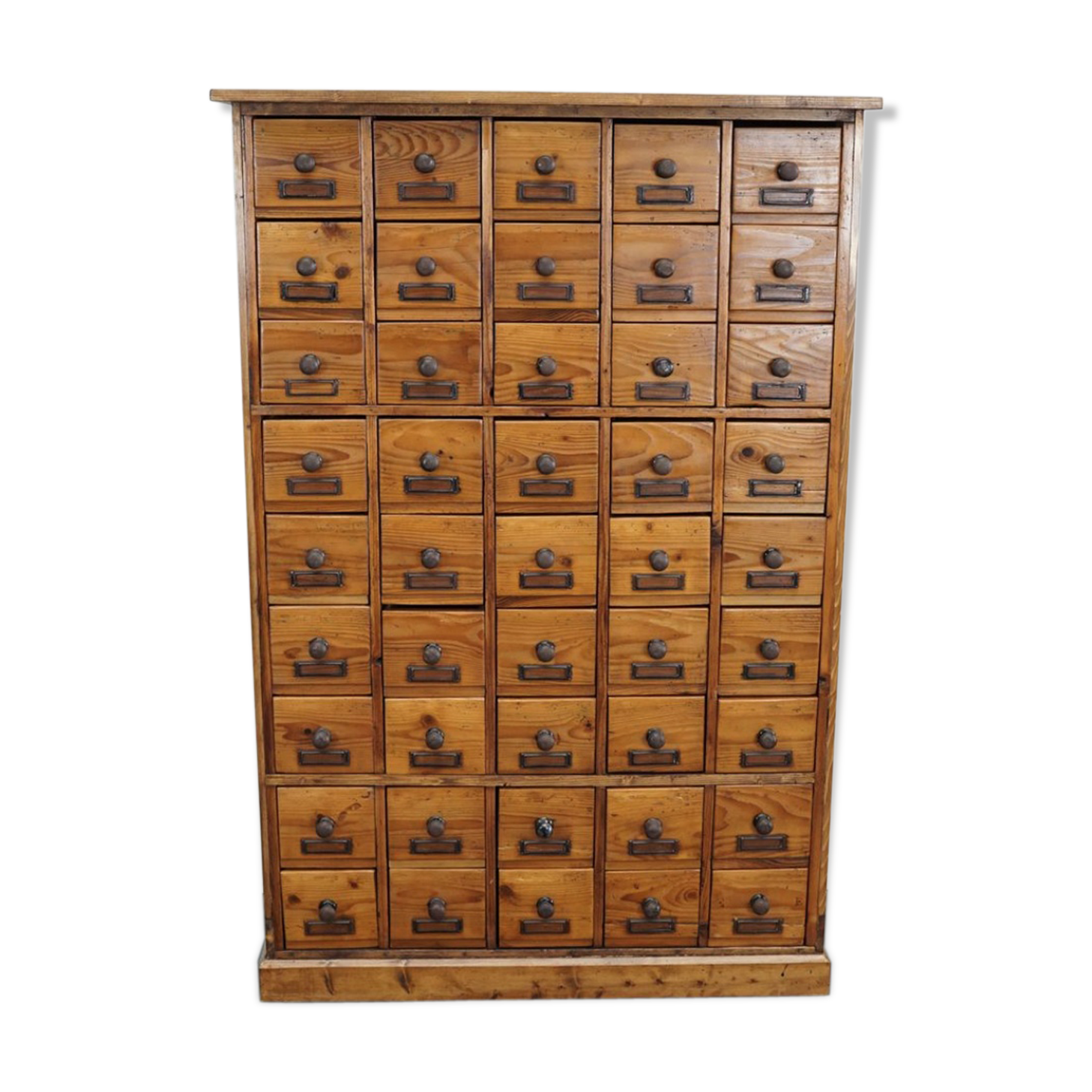 Armoire d'apothicaire Allemande en pin 1930s